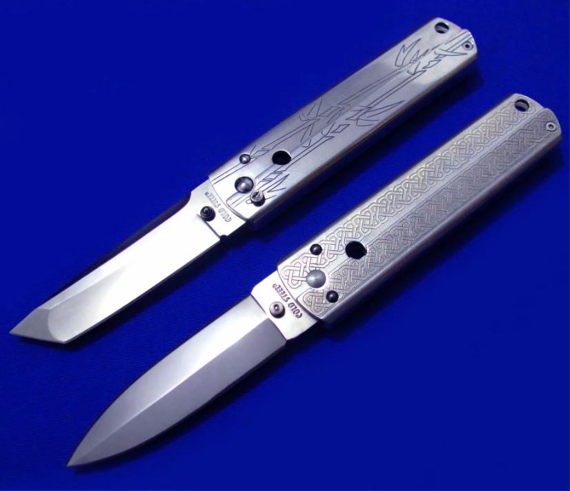 Cold Steel 冷钢 24TATP（上）24TAD（下）日式折刀（绝版）